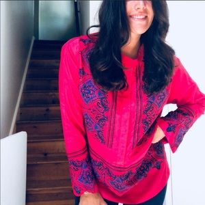 J CREW PAISLEY TUNIC 💕💕